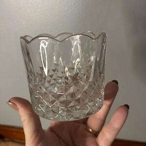 Vintage Lead Crystal D'Arques Durand Longchamp Honey Jelly Jam Jar, Jar Only